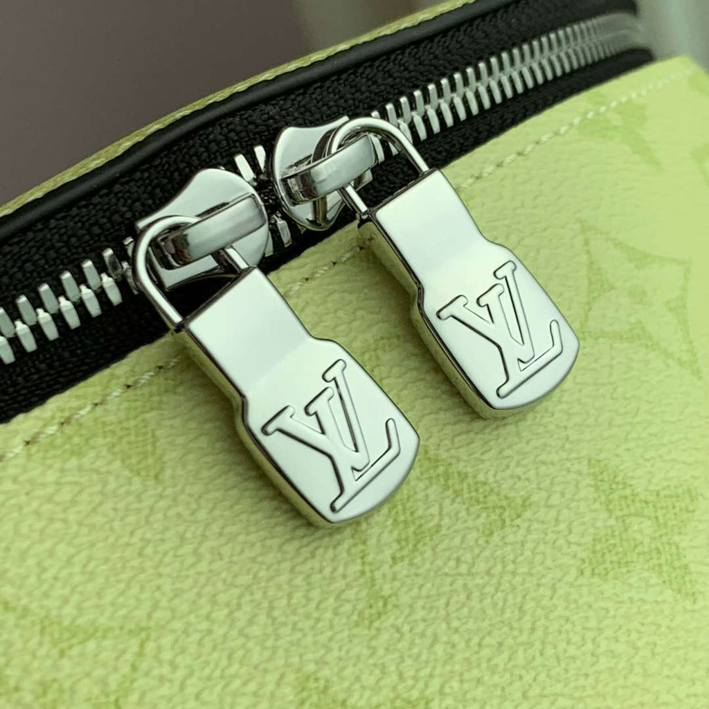 LV M14076 Louis Vuitton Discovery Slim Backpack Lemon Yellow