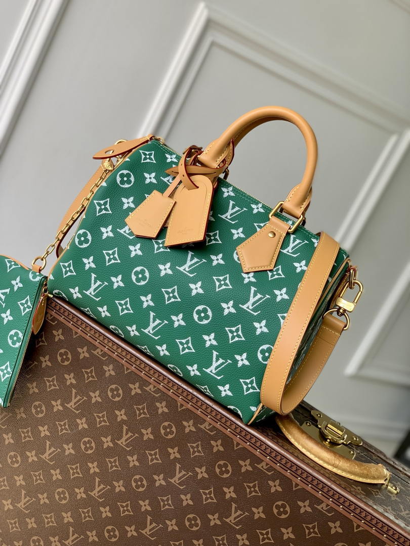 LV M14077 Louis Vuitton Speedy P9 Bandoulière 30 Bag Vert Green