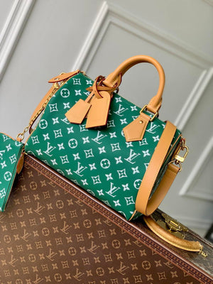 LV M14077 Louis Vuitton Speedy P9 Bandoulière 30 Bag Vert Green - Default Title - View 1