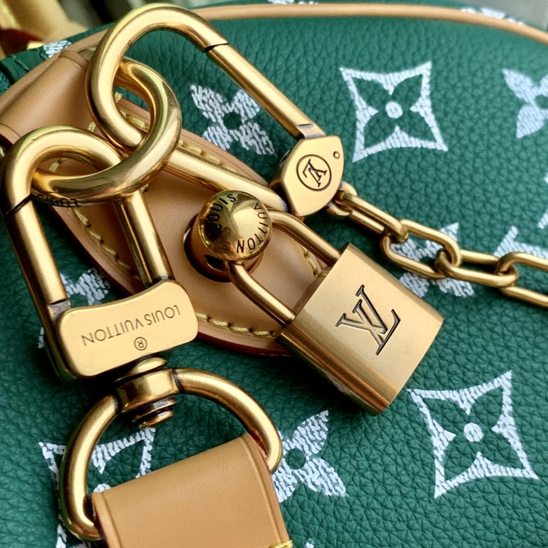 LV M14077 Louis Vuitton Speedy P9 Bandoulière 30 Bag Vert Green - Default Title - View 5