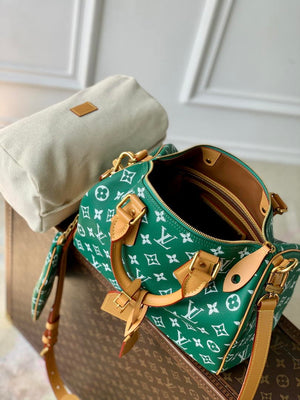 LV M14077 Louis Vuitton Speedy P9 Bandoulière 30 Bag Vert Green - Default Title - View 9