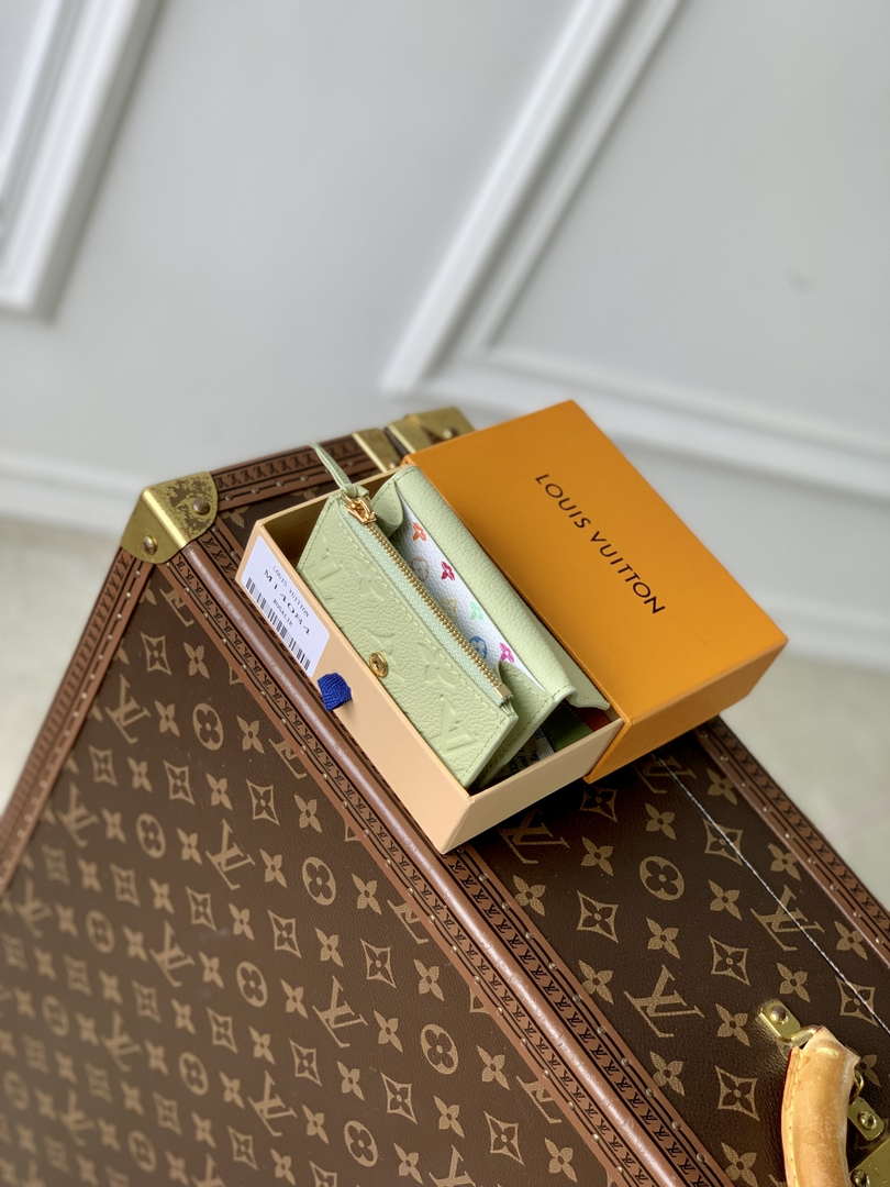 LV M14084 Louis Vuitton LV x TM Rosalie Coin Purse Green Tea - Default Title - View 9
