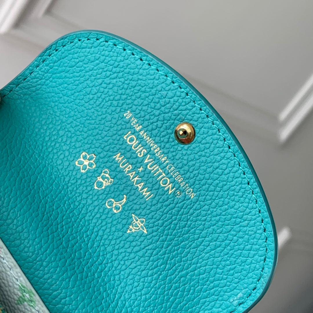 LV M14085 Louis Vuitton LV x TM Rosalie Coin Purse Blue - Default Title - View 8