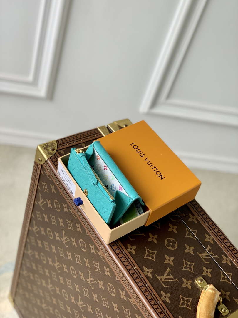 LV M14085 Louis Vuitton LV x TM Rosalie Coin Purse Blue - Default Title - View 9