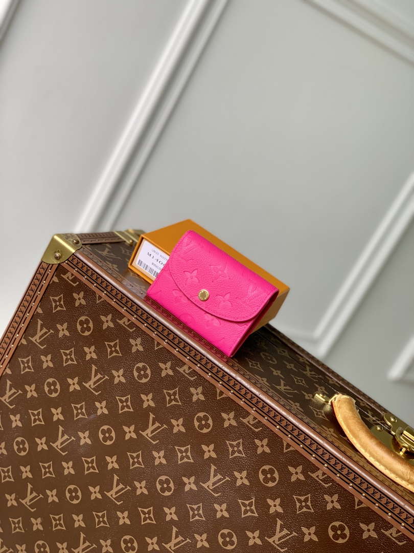 LV M14086 Louis Vuitton LV x TM Rosalie Coin Purse Rose Red