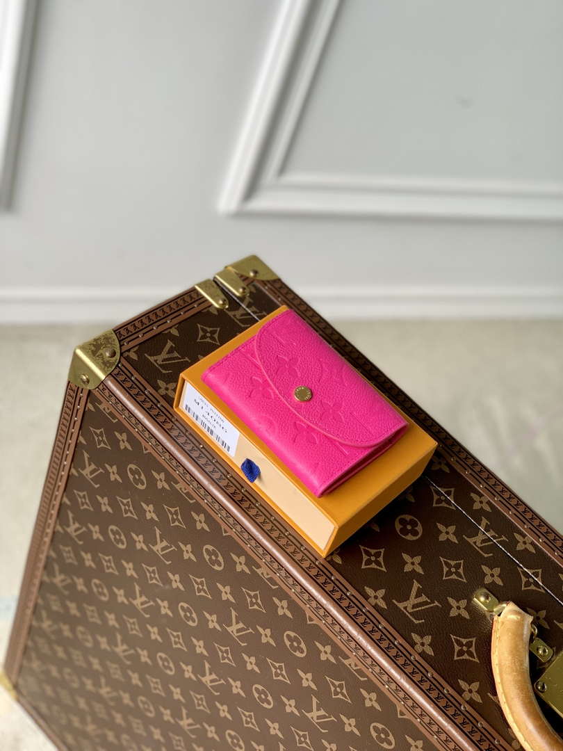 LV M14086 Louis Vuitton LV x TM Rosalie Coin Purse Rose Red