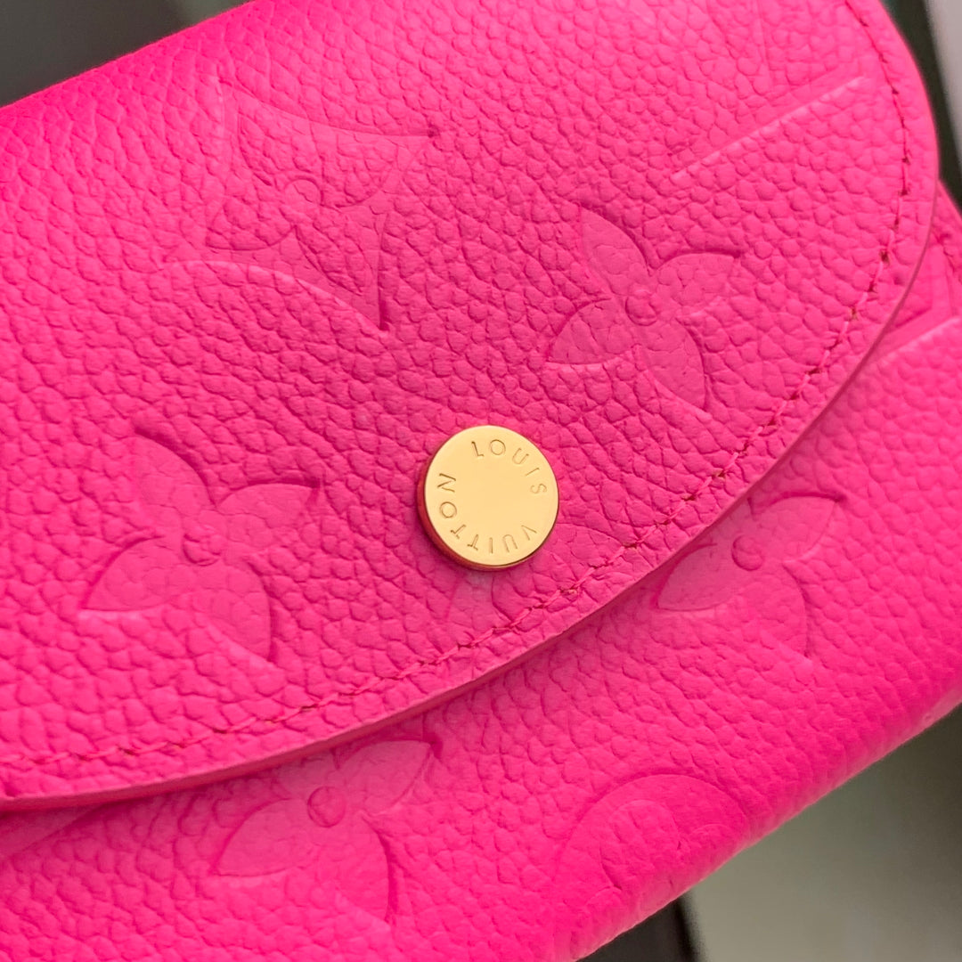 LV M14086 Louis Vuitton LV x TM Rosalie Coin Purse Rose Red - Default Title - View 4