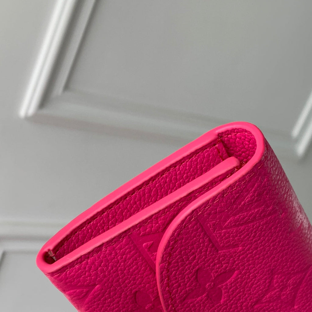 LV M14086 Louis Vuitton LV x TM Rosalie Coin Purse Rose Red