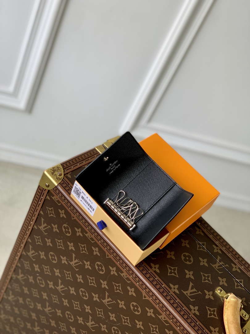 LV M14092 Louis Vuitton LV x TM 6 Key Holder Other Monogram Canvas Black