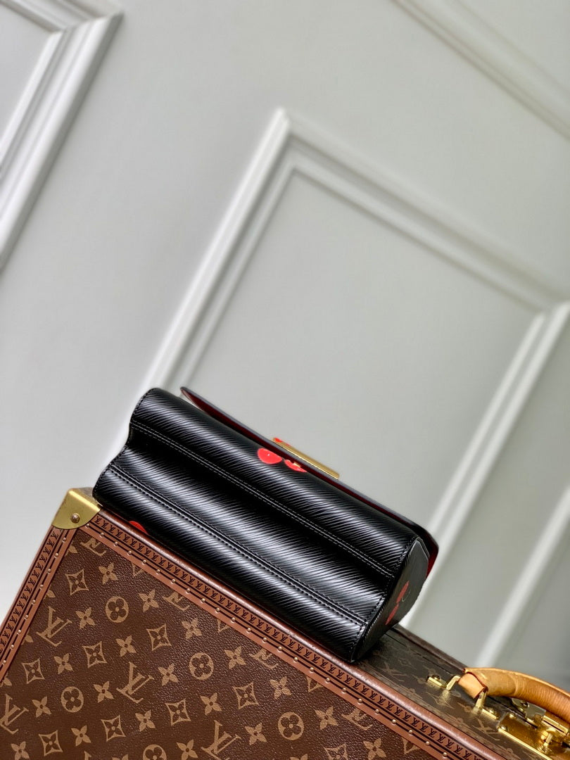 LV M14094 Louis Vuitton LV x TM Twist MM Bag Black