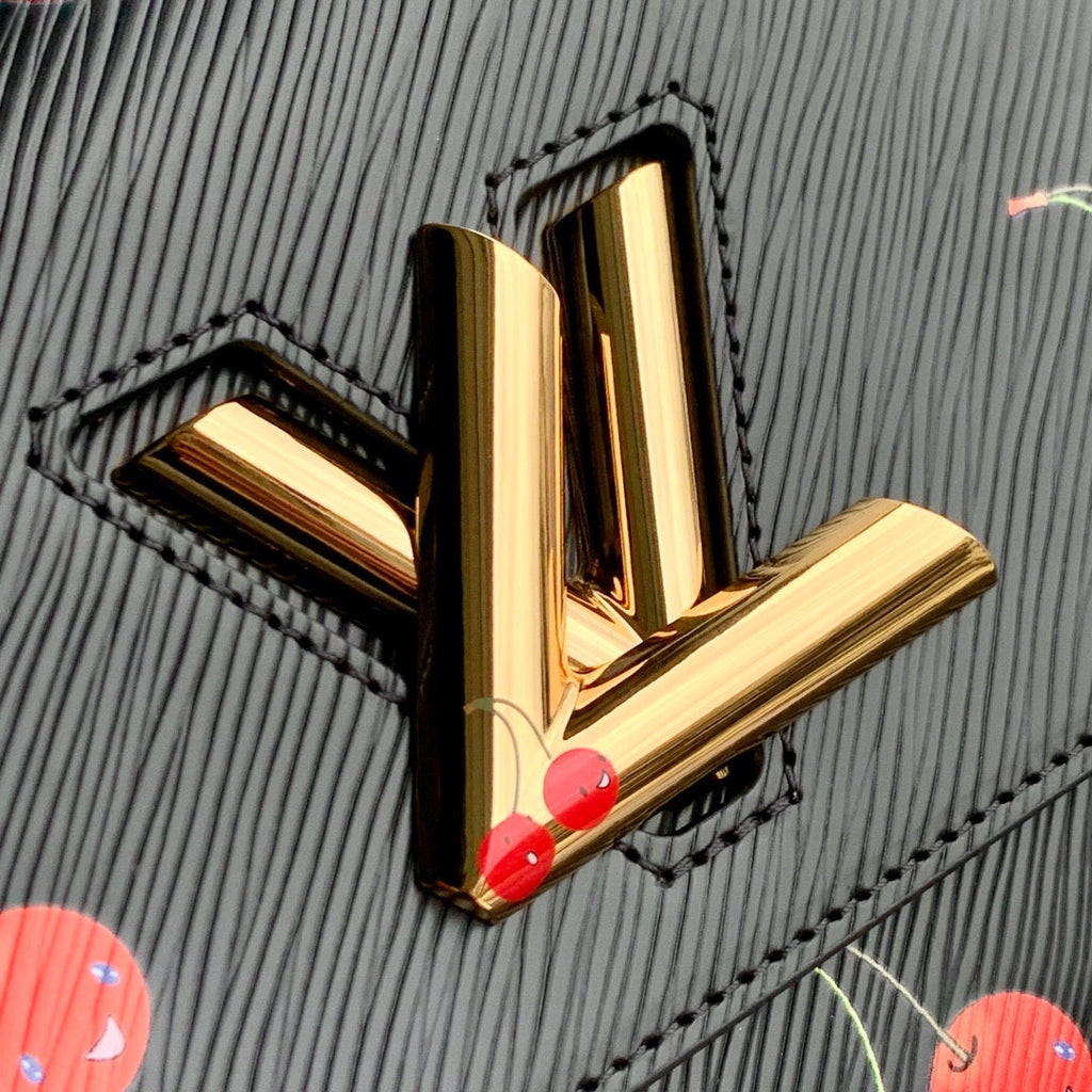 LV M14094 Louis Vuitton LV x TM Twist MM Bag Black