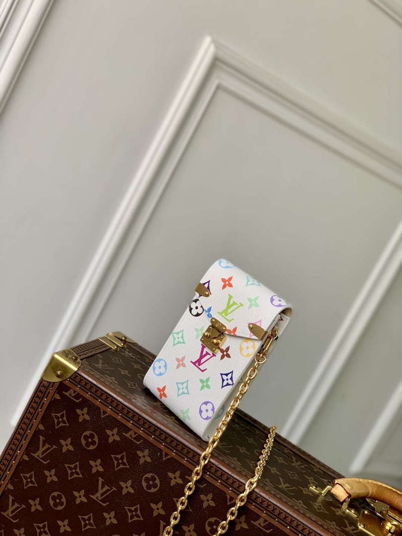 LV M14098 Louis Vuitton LV x TM Phone Pouch M¨¦tis White - Default Title - View 2