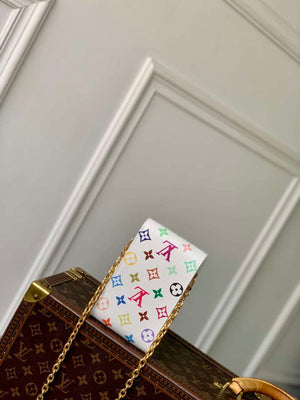 LV M14098 Louis Vuitton LV x TM Phone Pouch M¨¦tis White - Default Title - View 3