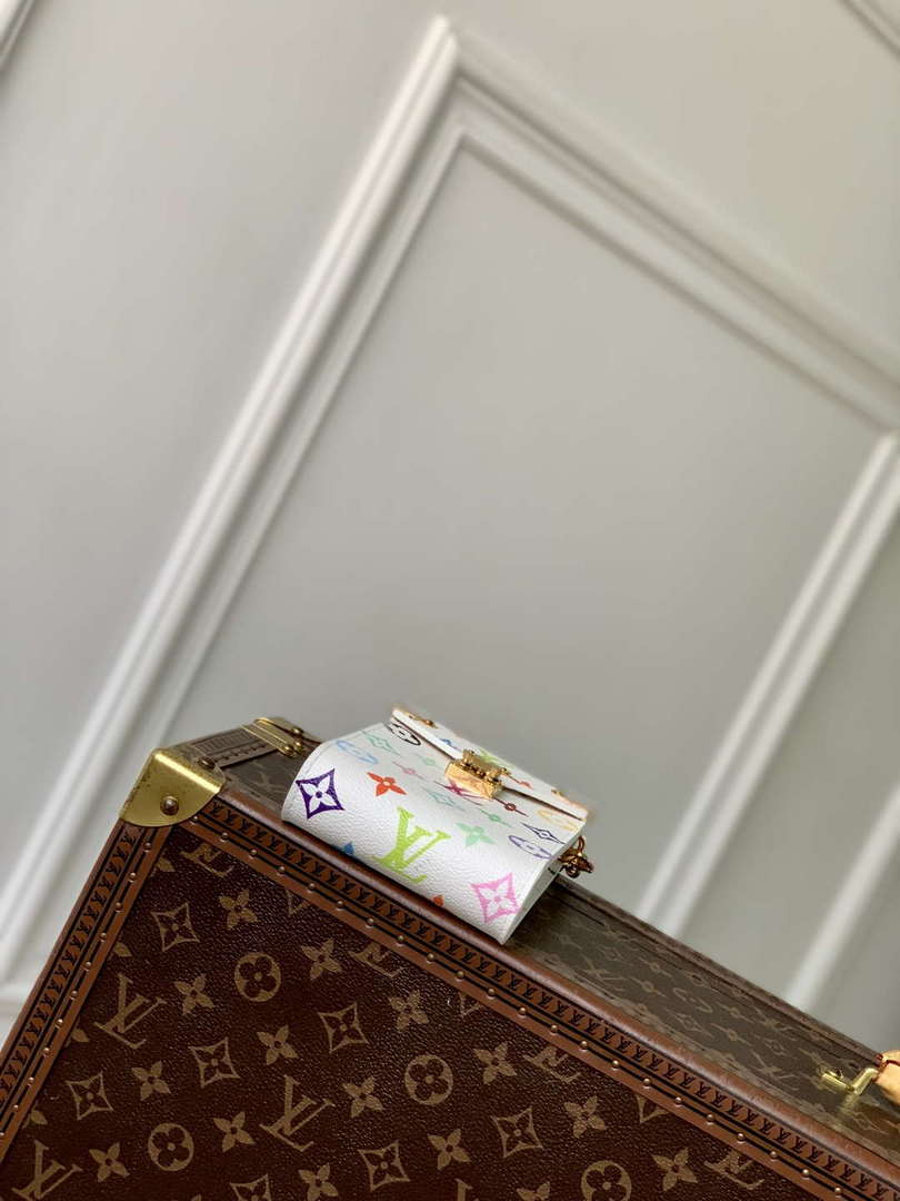 LV M14098 Louis Vuitton LV x TM Phone Pouch M¨¦tis White - Default Title - View 4