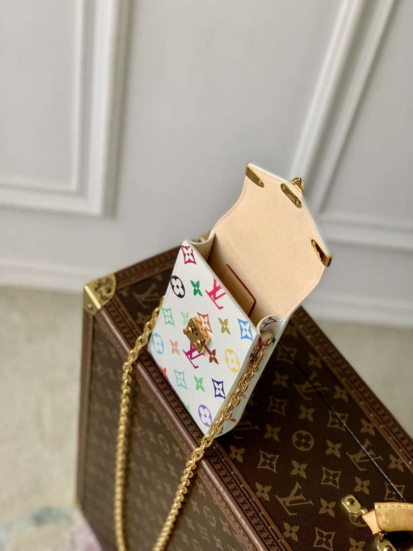 LV M14098 Louis Vuitton LV x TM Phone Pouch M¨¦tis White