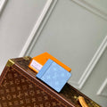 LV M14111 Louis Vuitton Multiple Wallet Taigarama Blue - Default Title - View 1