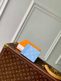 LV M14111 Louis Vuitton Multiple Wallet Taigarama Blue