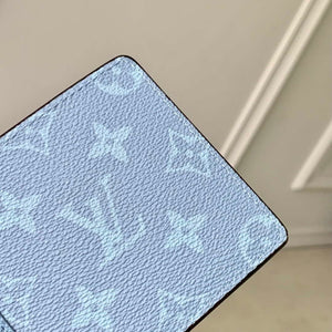 LV M14111 Louis Vuitton Multiple Wallet Taigarama Blue - Default Title - View 5