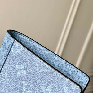 LV M14111 Louis Vuitton Multiple Wallet Taigarama Blue - Default Title - View 6