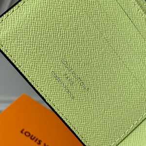 LV M14111 Louis Vuitton Multiple Wallet Taigarama Lemon Yellow - Default Title - View 8