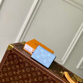 LV M14112 Louis Vuitton Pocket Organizer Taigarama Blue - Default Title - View 1