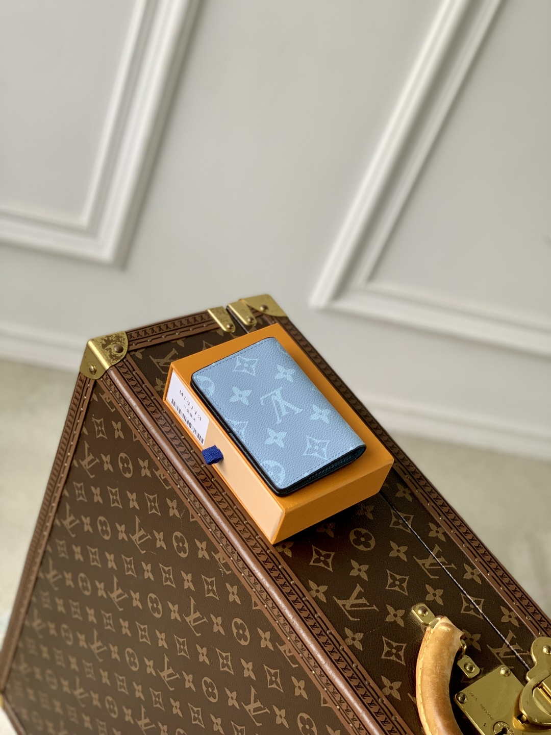 LV M14112 Louis Vuitton Pocket Organizer Taigarama Blue