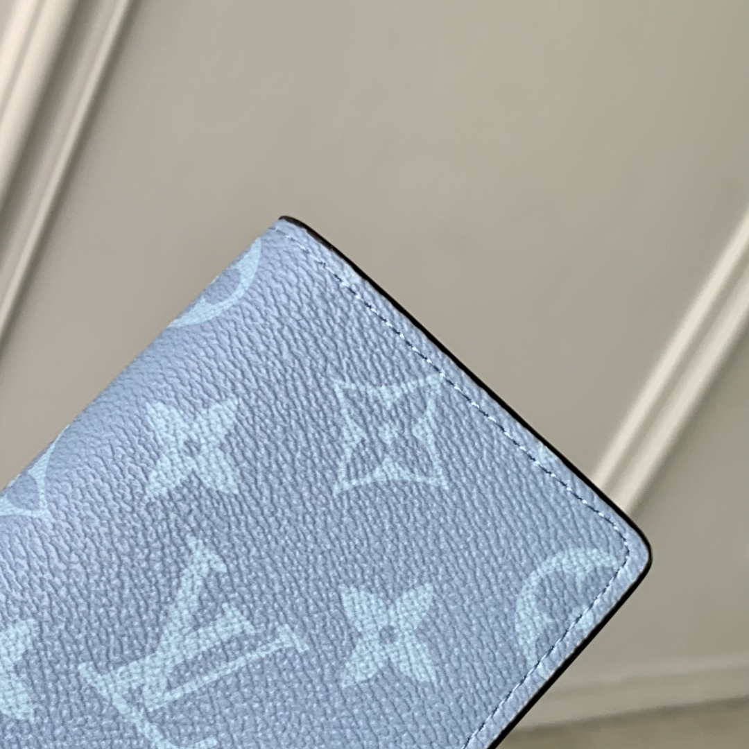 LV M14112 Louis Vuitton Pocket Organizer Taigarama Blue - Default Title - View 4