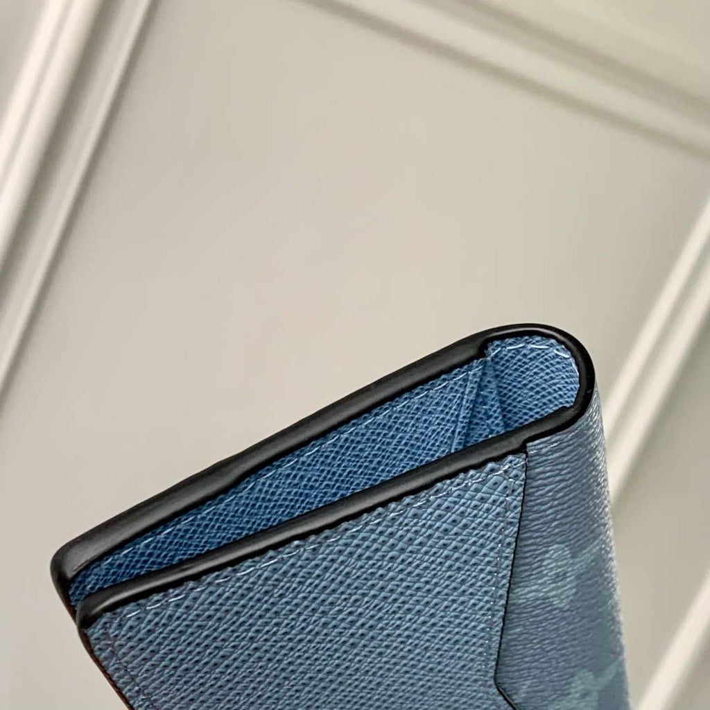 LV M14112 Louis Vuitton Pocket Organizer Taigarama Blue