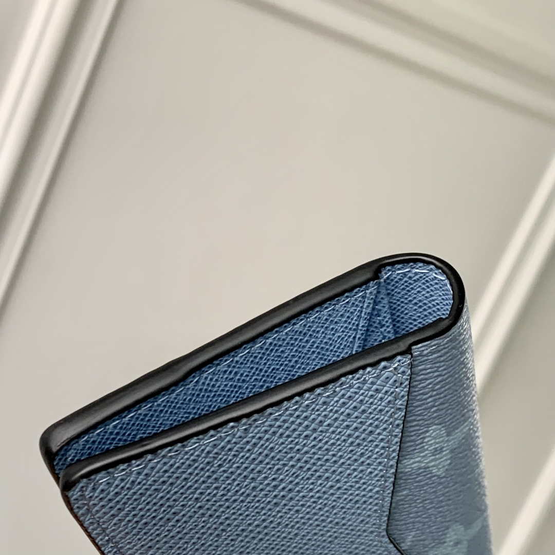 LV M14112 Louis Vuitton Pocket Organizer Taigarama Blue