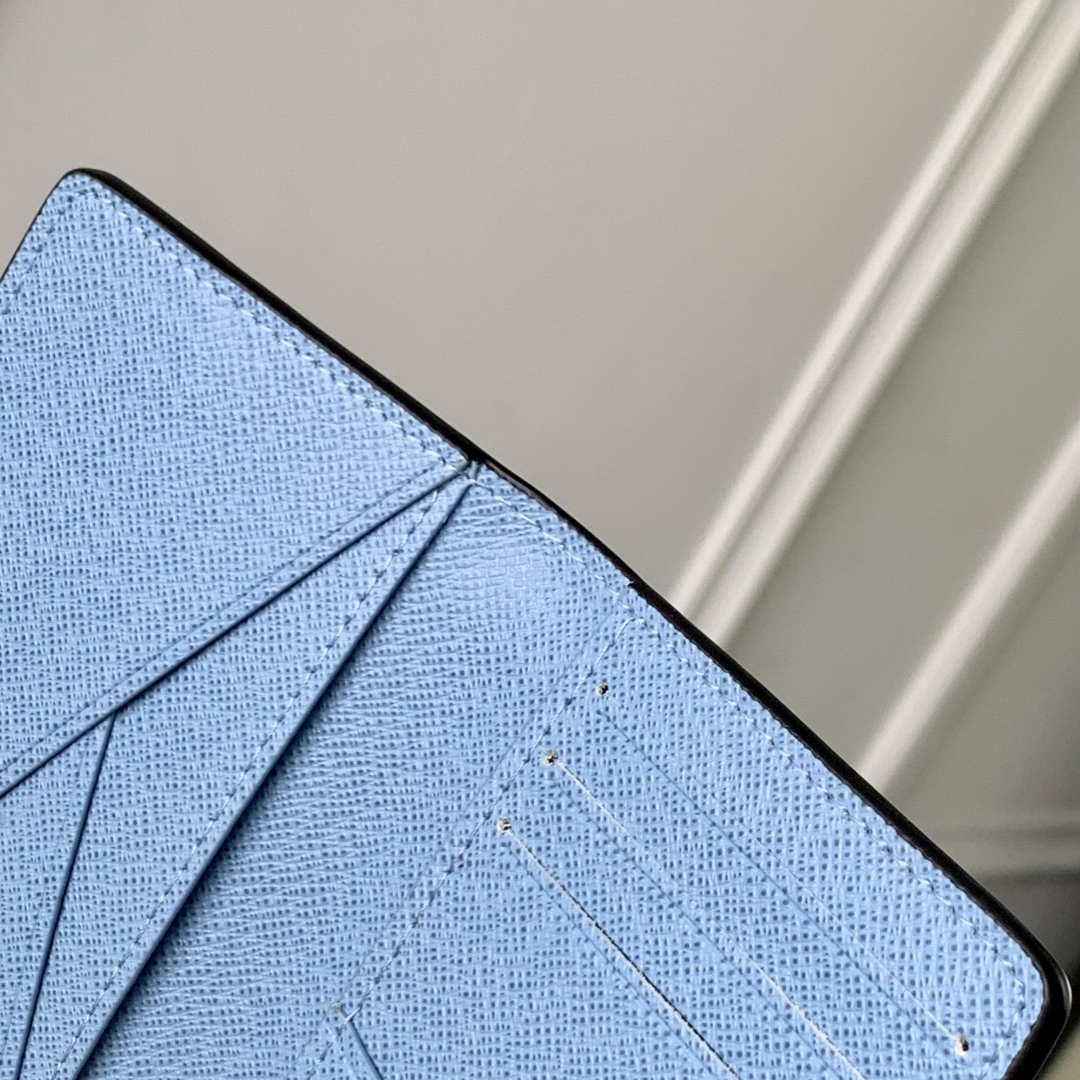 LV M14112 Louis Vuitton Pocket Organizer Taigarama Blue