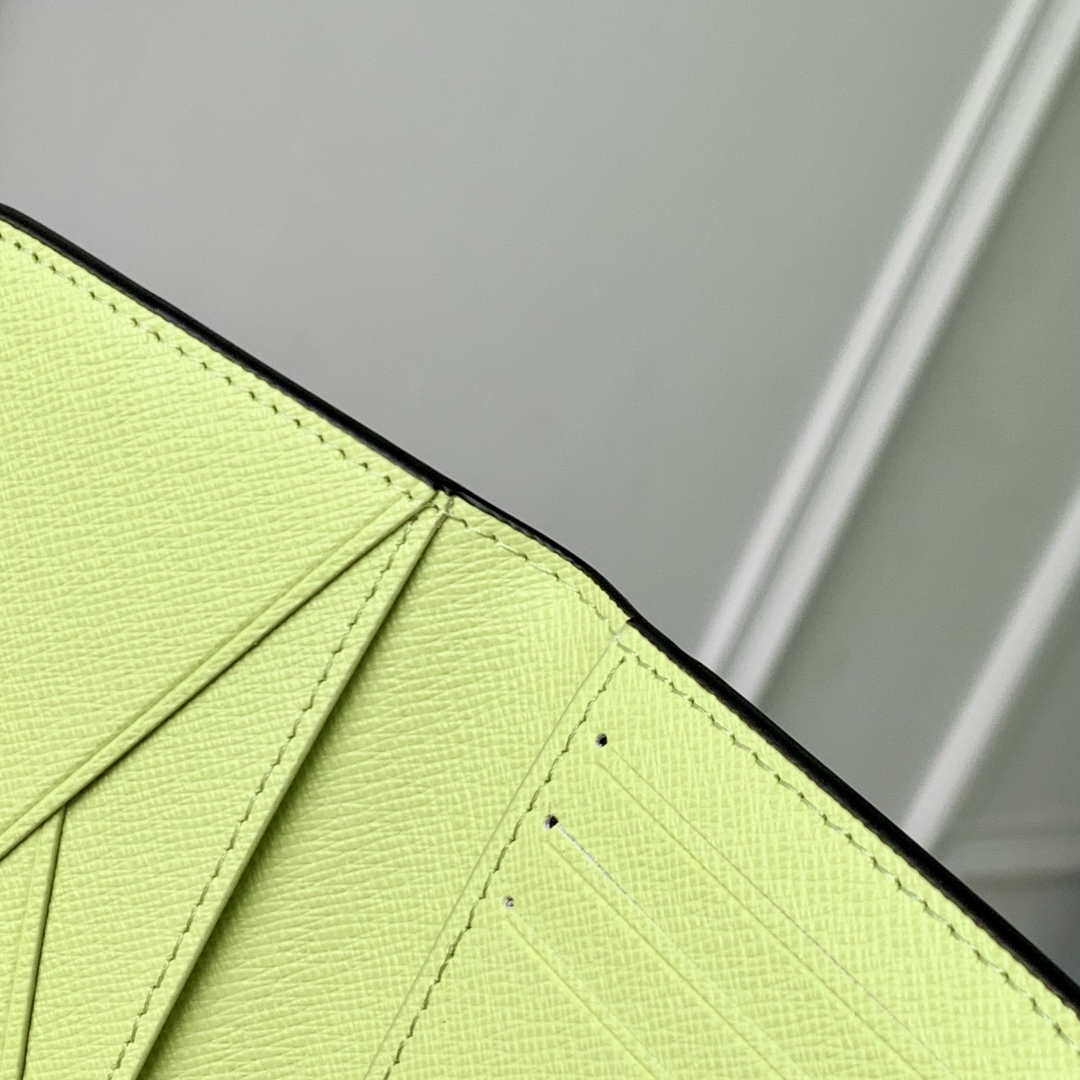 LV M14113 Louis Vuitton Pocket Organizer Taigarama Lemon Yellow - Default Title - View 7