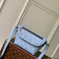 LV M14116 Louis Vuitton Pulse Wearable Wallet Sky Blue - Default Title - View 1