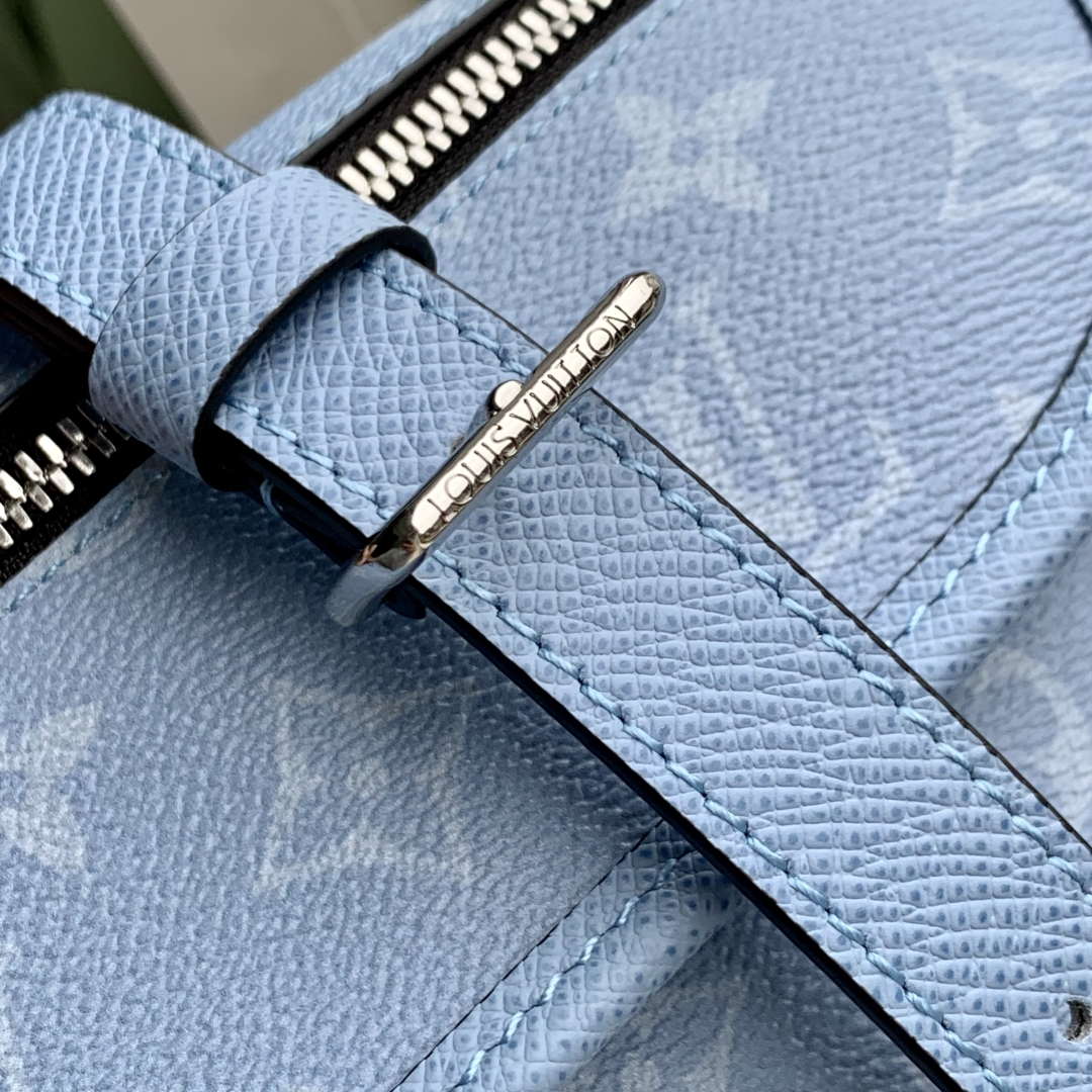 LV M14116 Louis Vuitton Pulse Wearable Wallet Sky Blue - Default Title - View 6