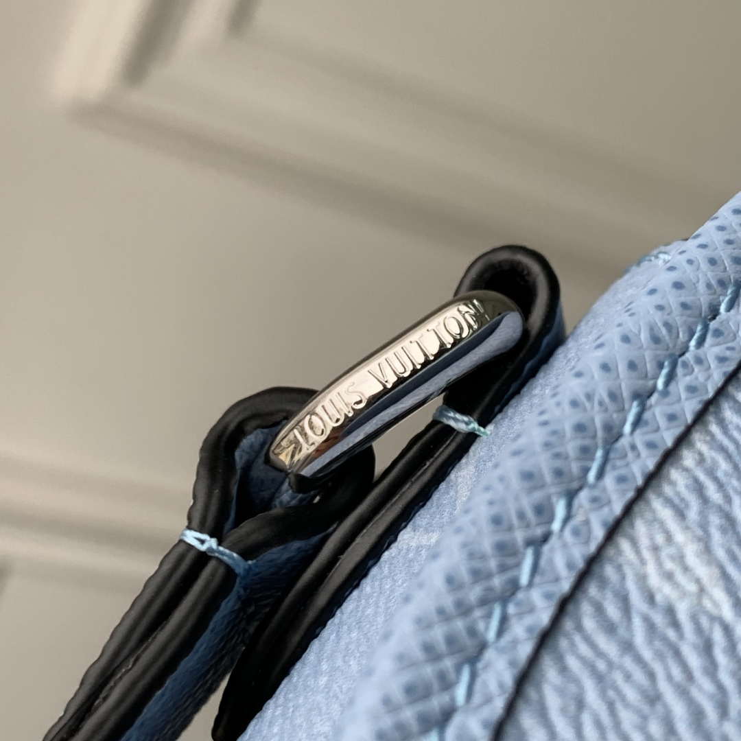 LV M14116 Louis Vuitton Pulse Wearable Wallet Sky Blue
