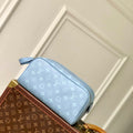 LV M14125 Louis Vuitton Dopp Kit Taigarama Blue - Default Title - View 1