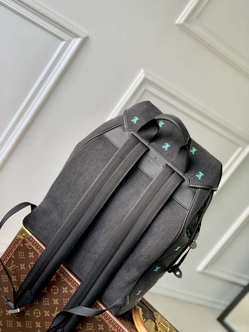 LV M14135 Louis Vuitton Montsouris Backpack Gradient Blue