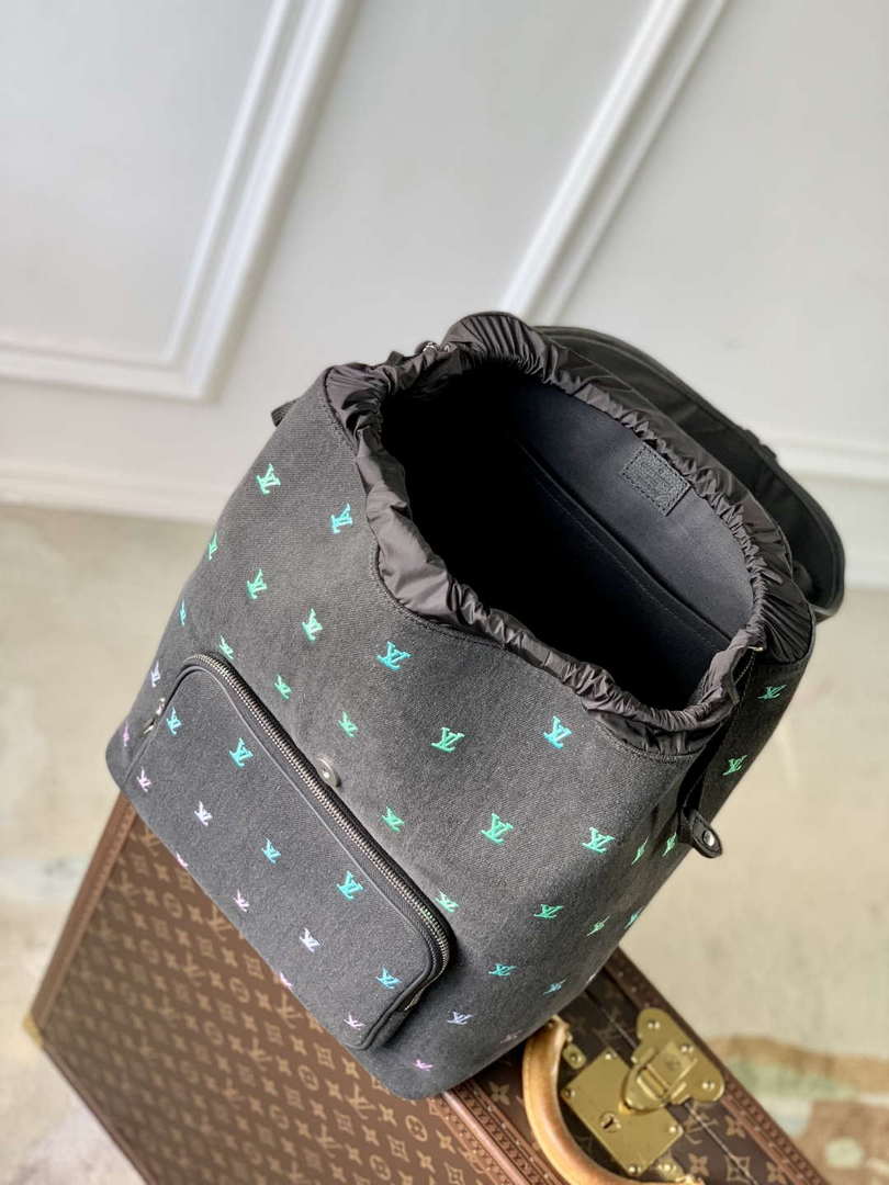 LV M14135 Louis Vuitton Montsouris Backpack Gradient Blue