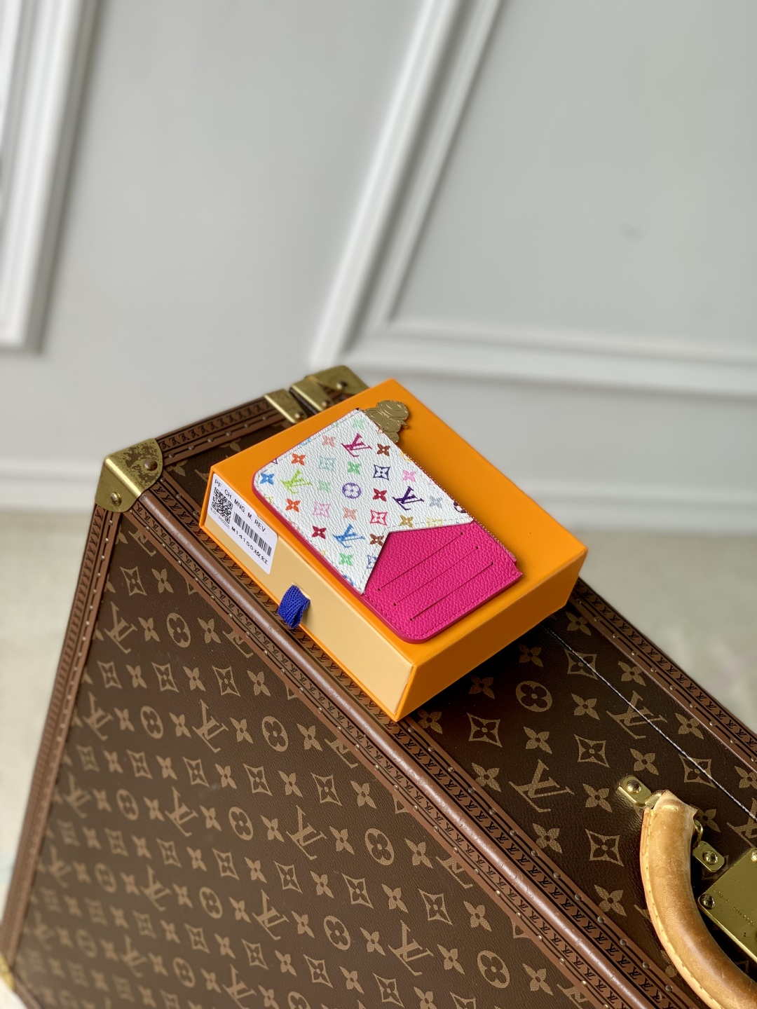 LV M14155 Louis Vuitton LV x TM Romy Card Holder Rose Red - Default Title - View 4