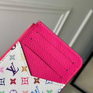 LV M14155 Louis Vuitton LV x TM Romy Card Holder Rose Red - Default Title - View 7