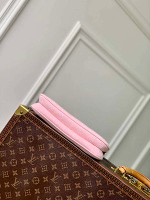LV M14159 Louis Vuitton Liv Pochette Monogram Denim Bag Pink - Default Title - View 4
