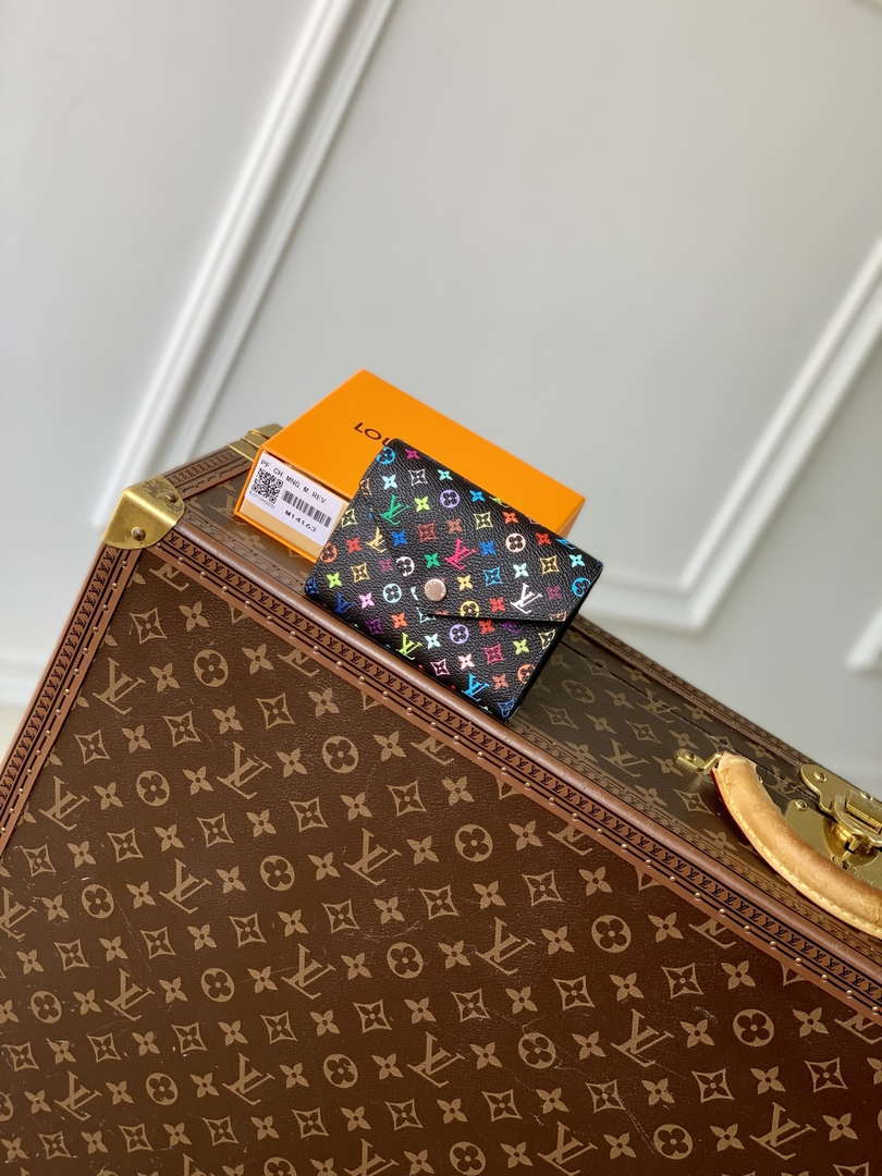 LV M14163 Louis Vuitton LV x TM Victorine Wallet Multicolored Black