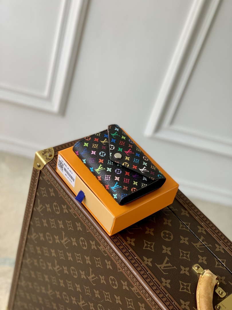 LV M14163 Louis Vuitton LV x TM Victorine Wallet Multicolored Black