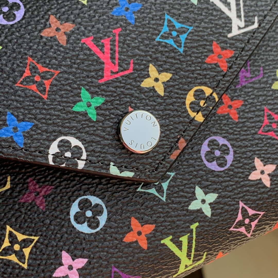 LV M14163 Louis Vuitton LV x TM Victorine Wallet Multicolored Black