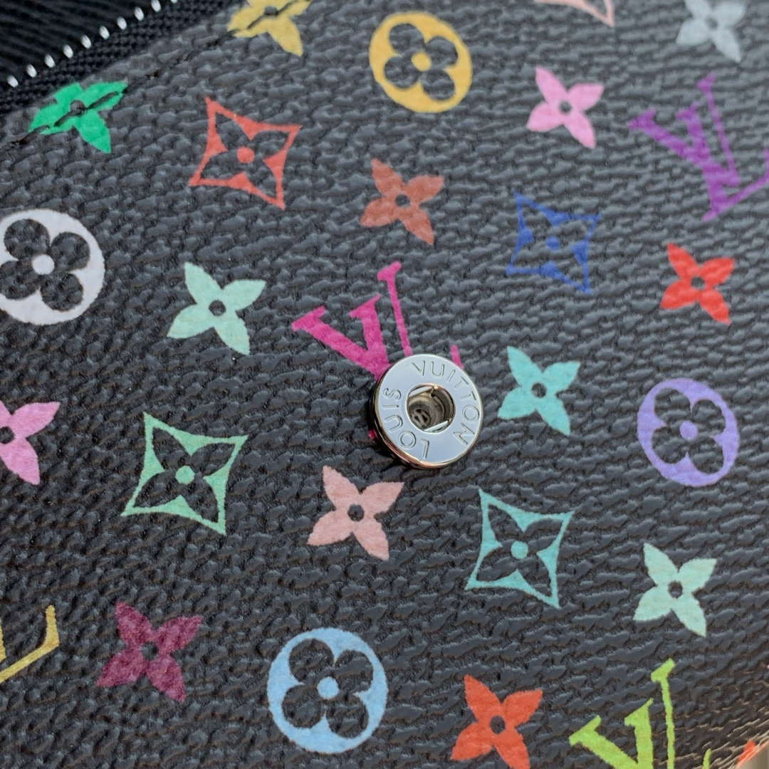 LV M14163 Louis Vuitton LV x TM Victorine Wallet Multicolored Black