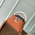 LV M14176 Louis Vuitton Capucines Mini Bag Taurillon leather Brown - Default Title - View 1