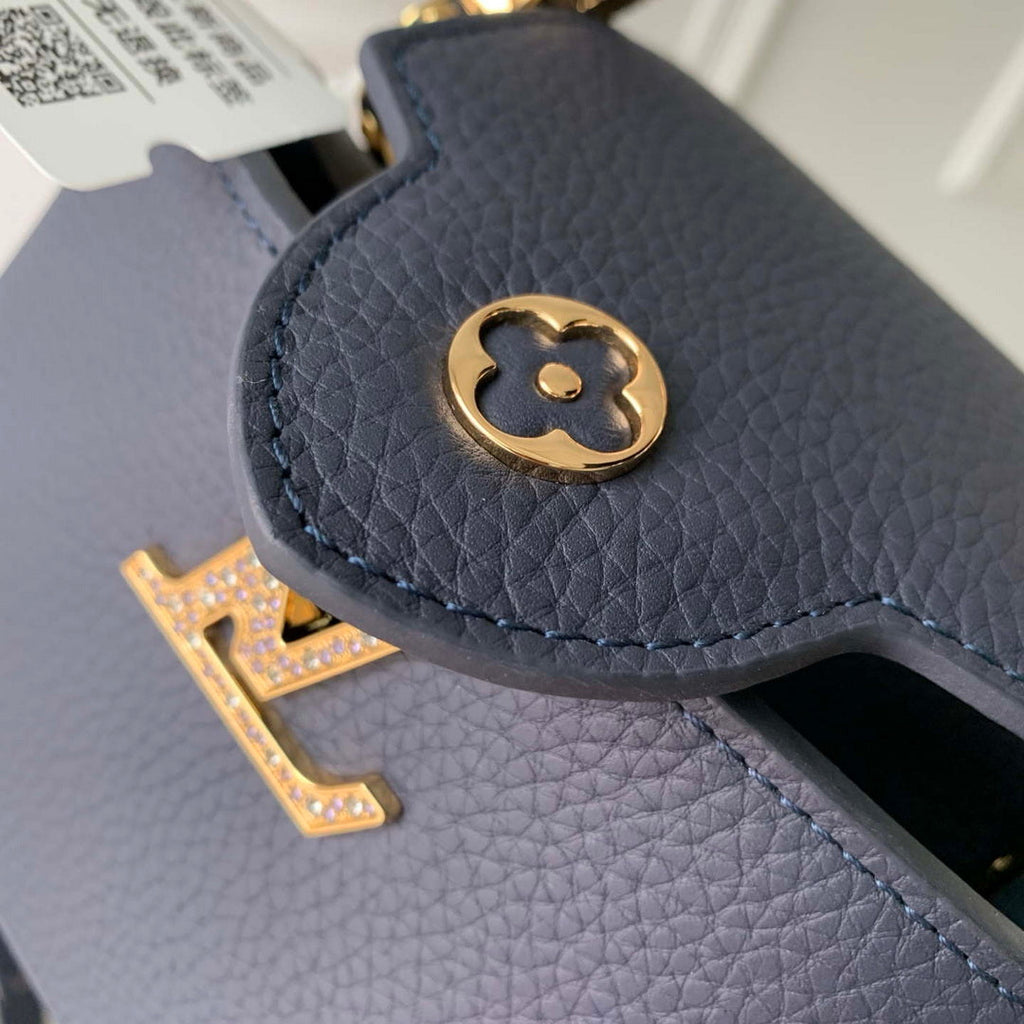 LV M14177 Louis Vuitton Capucines Mini Bag Blue