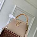 LV M14177 Louis Vuitton Capucines Mini Bag Gray