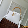 LV M14177 Louis Vuitton Capucines Mini Bag White