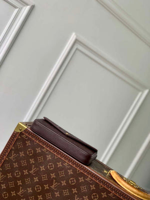 LV M14193 Louis Vuitton F¨¦licie Pochette Bag Chocolate Brown - Default Title - View 4