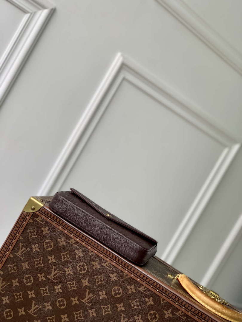 LV M14193 Louis Vuitton F¨¦licie Pochette Bag Chocolate Brown